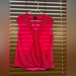 Halogen Vibrant Pink Sleeveless Blouse
